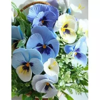 Круглая алмазная живопись цветы стразы картины бриллиантовая мозаика вышивка крестом Алмазная вышивка Full Round 20X30CM