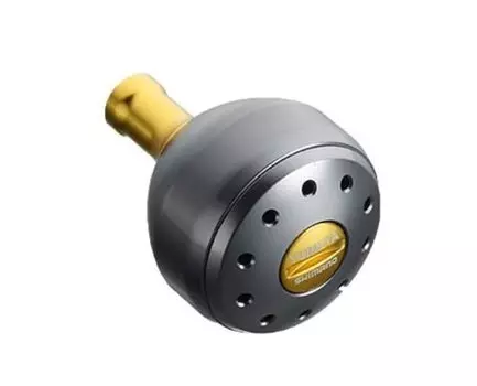 Круглая алюминиевая ручка SHIMANO Yumeya Power Handle серого цвета, ручка размера M для типа B серый