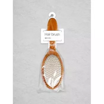 Круглая деревянная щетка-подушка Daiso Iron L