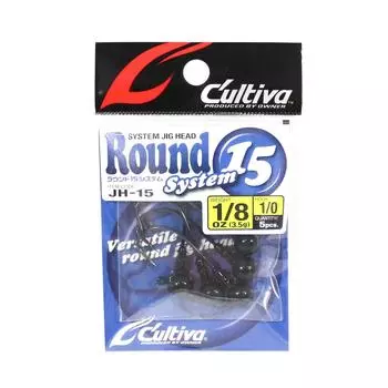 Круглая джиг-головка Owner JH-15, 1/8 унции, размер 1/0 (3342)
