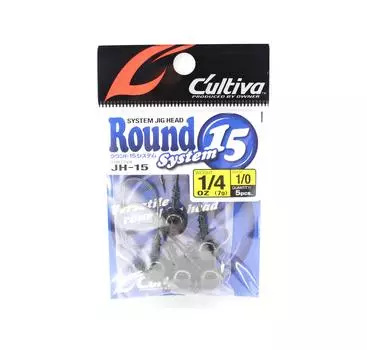Круглая джиг-головка Owner JH-15, 1/4 унции, размер 1/0 (3373)