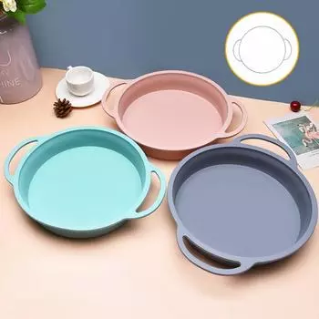 Круглая форма для торта, обернутая на косточках, легкая силиконовая форма для выпекания хлеба, силиконовая форма для торта