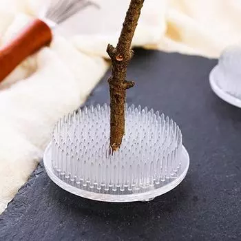 Круглая икебана кэндзан цветок лягушка присоска пластиковый инструмент для аранжировки цветов художественный фиксированный резиновый держатель цветочный декор горшок ваза