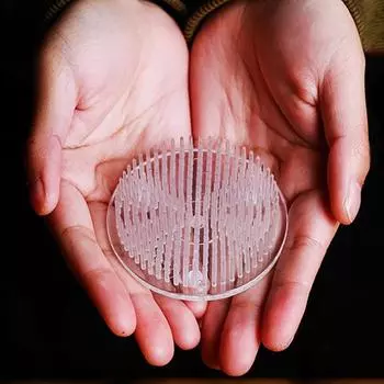 Круглая икебана Кензан Цветочная лягушка на присоске Пластиковый инструмент для аранжировки цветов B 7cm*7cm*2cm