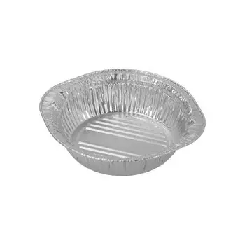 Круглая кастрюля из жемчужной металлической алюминиевой фольги, совместимая с IH, 17 см, 900 мл, 3 шт., для приготовления рамен и удона, одинарная кастрюля HB-6941