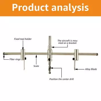 Круглая кольцевая пила с регулировкой от 40 до 300 мм, круглорезные инструменты для деревообработки и самостоятельной резки, беспроводные инструменты самолетного типа с регулируемым диаметром