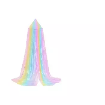 Круглая кружевная кровать с навесом от насекомых, занавеска, купол, москитная сетка, элегантная One Size