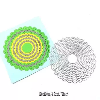 Круглая кружевная рамка, вырубные штампы, металлический трафарет, сделай сам, скрапбукинг, альбом, бумажная карта, тиснение, ремесленный декор, художественная высечка