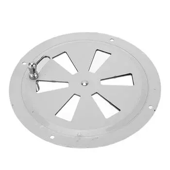 Круглая крышка жалюзи вентиляционного отверстия из нержавеющей стали 316, вентиляционная пластина для каюты, морской яхты, автофургона