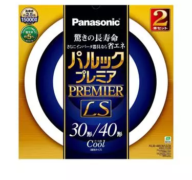 Круглая люминесцентная лампа Panasonic Palook Premier LS Type G10q Cool Color 2 шт. FCL3040ECWLS2K (ФКЛ) 30&40 Вт