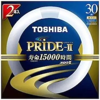 Круглая люминесцентная лампа TOSHIBA [Mellow Z PRIDE-II] (30 форма, 2 шт., цвет Clear-DayLight) FCL30EDC28PDZ-2P