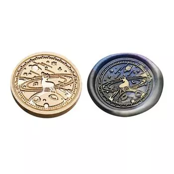 Круглая медная голова пригласительный конверт эмалированная медная голова для свадебной открытки A