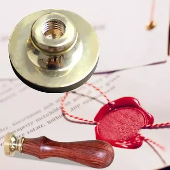 Круглая медная печать с латунной головкой Персонализированная праздничная восковая печать Пригласительный штамп для праздничной вечеринки