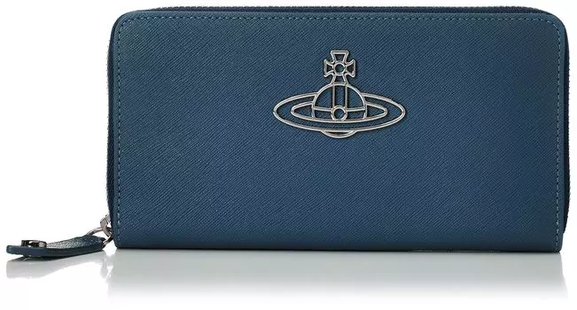 Круглая молния SAFFIANO BLUE [Vivienne Westwood] [item]