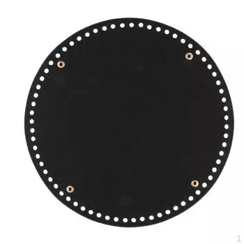 Круглая нижняя подушка для мешка для ногтей с 68 отверстиями для сумок ручной работы диаметром 23 см
