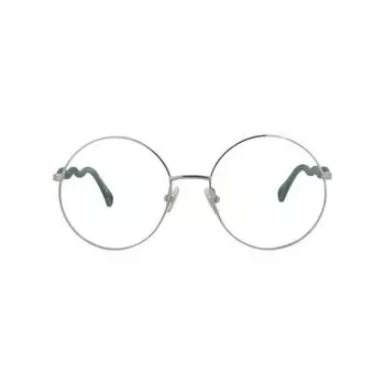 Круглая оправа Chlo Metal Optical Frame Silver Green Transparent One Size