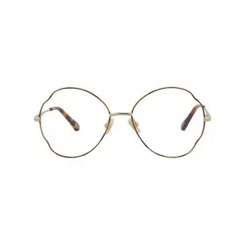 Круглая оправа Chlo Metal Optical Frames Havana Gold Transparent One Size