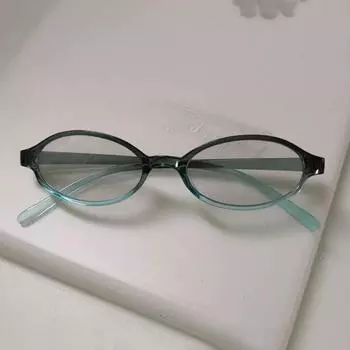 Круглая оправа плоские очки Овальные оптические очки для близорукости Маленькие овальные очки для ежедневного ношения красный