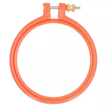 Круглая пластиковая цветная пяльцы для вышивки крестом для рукоделия 4in 4 Inch