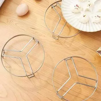 Круглая подставка для приготовления на пару из нержавеющей стали, многофункциональная подставка для кастрюли для выпечки, бытовая кухонная утварь для приготовления пищи