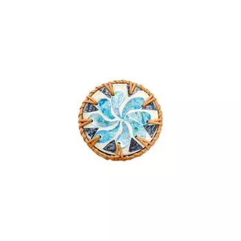 Круглая подставка под чашку, цветная подставка под кружку, новая ротанговая подставка для кофе, чая, горячих напитков 12