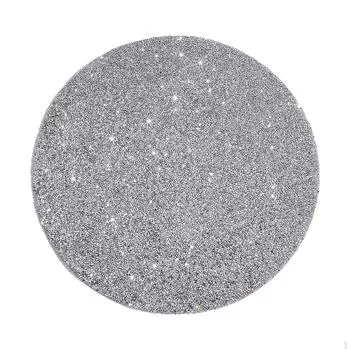 Круглая подставка под приборы, термостойкие коврики для стола на Хэллоуин, осень, Рождество, кухня, сверкающее украшение