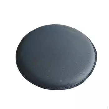Круглая подушка для барного стула для дома и офиса чёрный
