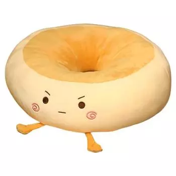 Круглая подушка для сиденья с мультяшным дизайном, очаровательная, супермягкая, износостойкая, моющаяся, декоративная