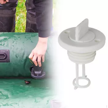 Круглая пробка для слива лодки подходит для сливов диаметром 1 дюйм. Хорошая герметизация. Запасные части. Легкие аксессуары. белый