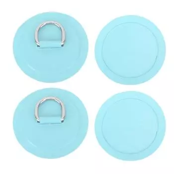 Круглая ПВХ заплата с D-кольцом, легкая, с D-кольцом, для надувной лодки, серфборда, доски для сапсерфинга