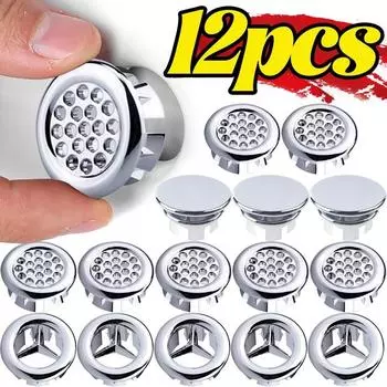 Круглая раковина, переливная крышка, бытовая раковина, полое кольцо, сливная пробка для ванны, кухонные принадлежности для ванной комнаты B 1PCS