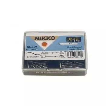 Круглая ручка Nikko nib N659, особое качество, 100 шт. N659100EX
