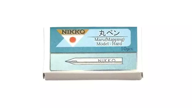 Круглая ручка Tachikawa Pin Manufacturing Nikko Nib 10 шт. N659-10