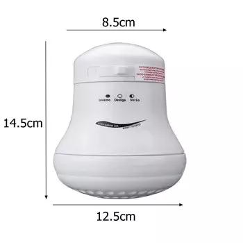 Круглая с держателем для шланга электрическая душевая головка мгновенного нагрева аксессуары высокой мощности