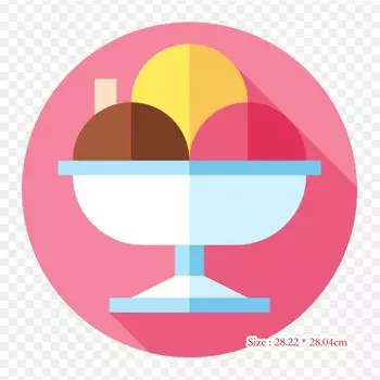 Круглая самоса паратха термопереносная печать виниловые нашивки наклейки для одежды аппликации своими руками моющиеся нашивки