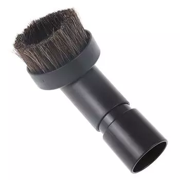 Круглая щетка для пыли 25 мм, мягкая замена вакуумной насадки из конского волоса с адаптером