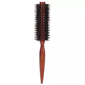 Круглая щетка для укладки волос, салонное использование, завивка, роликовая щетка для волос с заостренной ручкой, наклонные линии