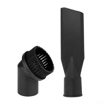 Круглая щетка + плоская насадка, совместимая с щеткой для пылесоса с внутренним диаметром 44 мм