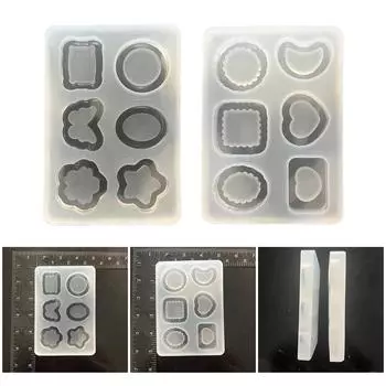 Круглая силиконовая форма в форме сердца, зыбучий песок, наполнитель из смолы, кристаллическая форма для эпоксидной смолы, аксессуары для наполнения, форма для литья ювелирных изделий B