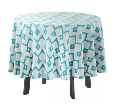 Круглая скатерть Vargottam для помещений и улицы, 58-дюймовая круглая скатерть, водонепроницаемые скатерти для патио, весенне-летние скатерти для 58x58 Inches серый