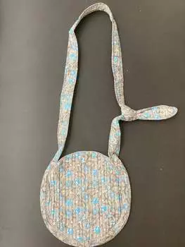 Круглая сумка-слинг - Blockprint