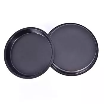 Круглая тарелка для пиццы, глубокий противень, антипригарная форма из углеродистой стали, форма для выпечки 6 inch