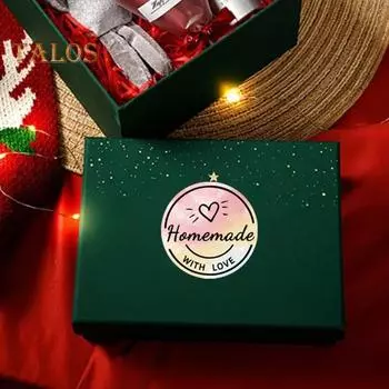 Круглая термоэтикетка самоклеящаяся с сильной липкостью водостойкая маслостойкая самодельная широко используемая термоэтикетка розовый