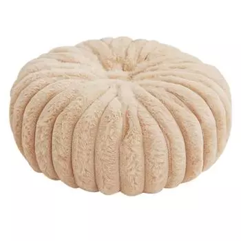 Круглая тыквенная подушка с полосатым принтом тай-дай, имитация плюша, ручная работа, подушка-колесо, диванная подушка, прикроватная подушка One Size