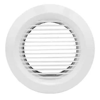 Круглая вентиляционная решетка 150 мм ABS прямая лопасть съемная вытяжная вентиляционная крышка для ванной комнаты для офисного комплекта