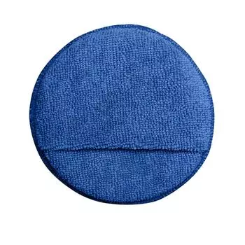 Круглая вощеная губка для мытья автомобиля, кристаллическое покрытие, полировка, чистка, инструмент для вощения One Size серый