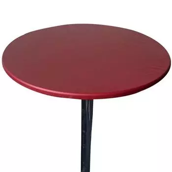 Круглая защитная скатерть диаметром 60–130 см, эластичная скатерть для стола 60cm вино красного