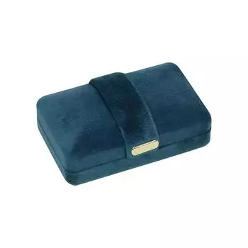 Круглая золотая пряжка из бархата для колец, упаковочная коробка для пары колец, серьги, подарочная коробка для хранения ювелирных изделий Pendant box