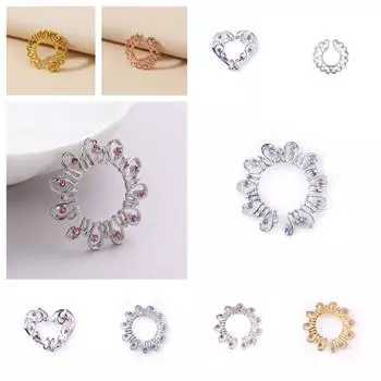 Круглое искусственное кольцо для соски без пирсинга Love Round Daily