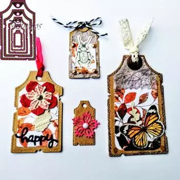 Круглое отверстие для резки этикеток, штамп для скрапбукинга, тиснение бумажных карточек, трафаретная форма для рукоделия серебряный